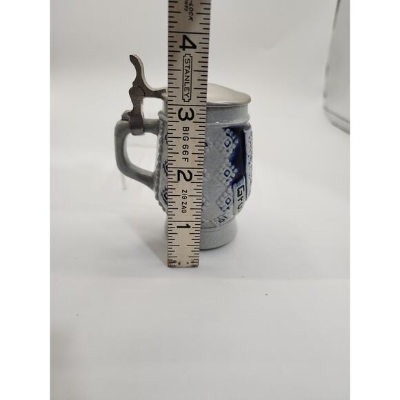 Antique Original King Gruss Aus German Beer Stein Western Germany - Picture 8 of 8